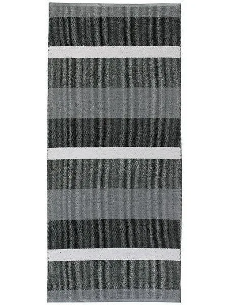 Plastmatter - Horredsmattan Block metallic (Graphite) (Størrelse: 70 x 150 cm)