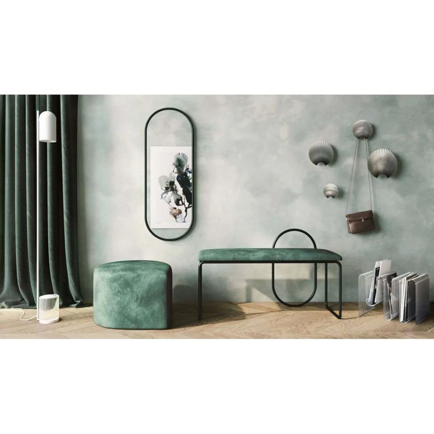 Luceo Gulvlampe Hvid/Klar/Transparent - AYTM - Stue - Metal