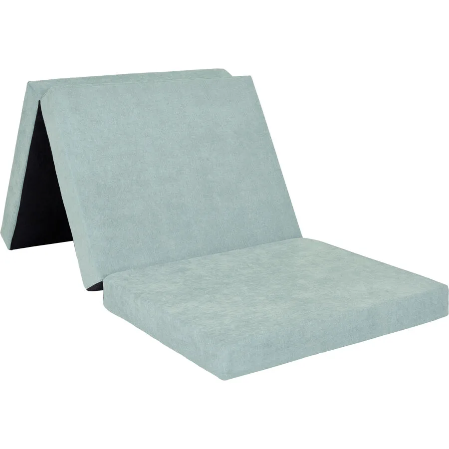 Klappmatratze Teo mint Polyester Bezug, Schaumstoff 80 x 195 cm H3 - Mittel