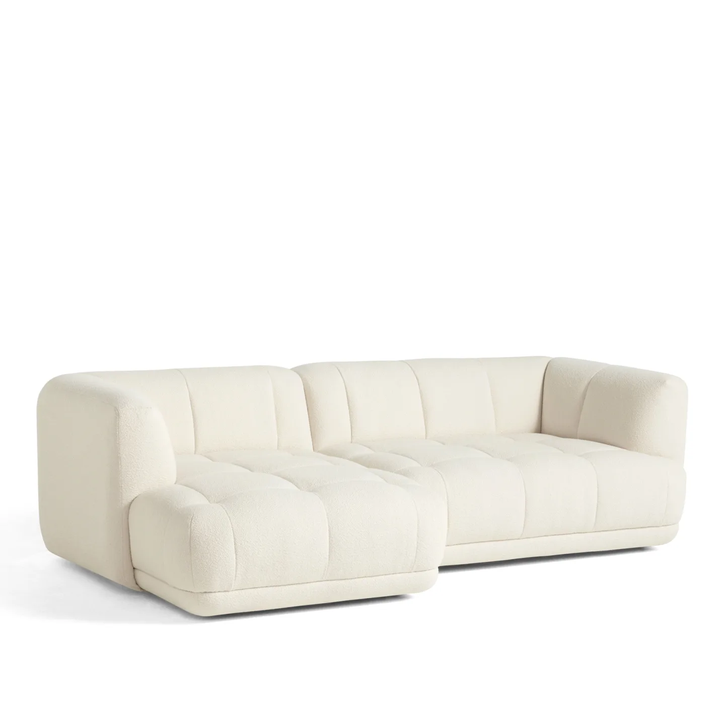 HAY - Quilton Combination 19 Left - Flamiber Cream A5 - Soffor - Doshi Levien - Vit