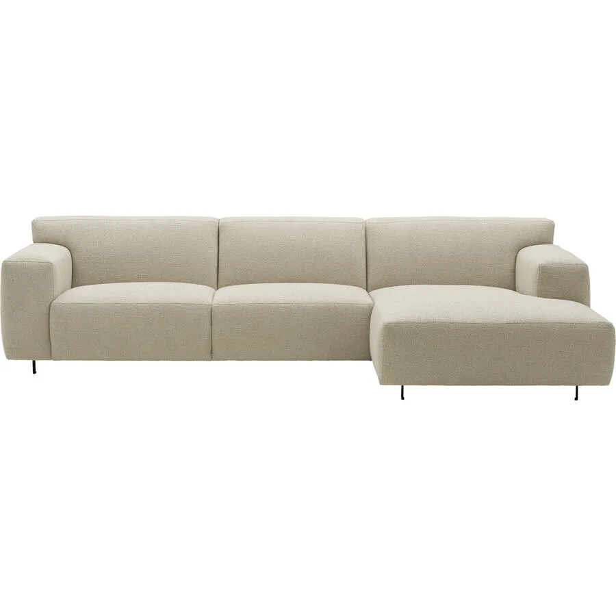 Ecksofa Vada Beige Stoff B 300 T 160 cm - Möbel Konfigurator: Traummöbel individuell zusammenstellen