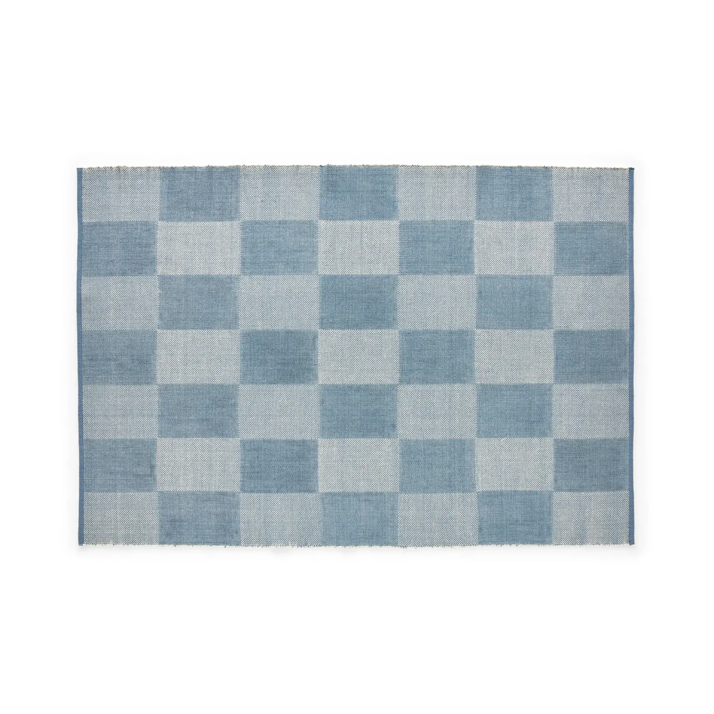HAY Check matta S Light blue 140x200 cm
