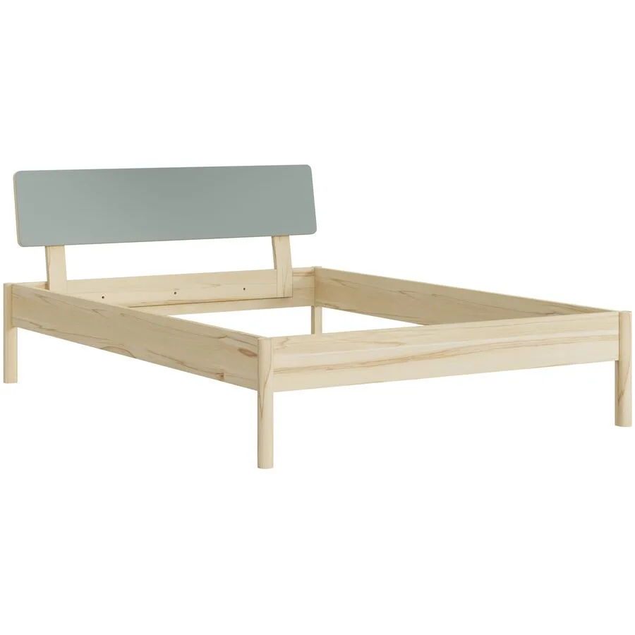 Bett Lund Kernbuche Massivholz Massivholz 140 x 200 cm - Möbel Konfigurator: Traummöbel individuell zusammenstellen