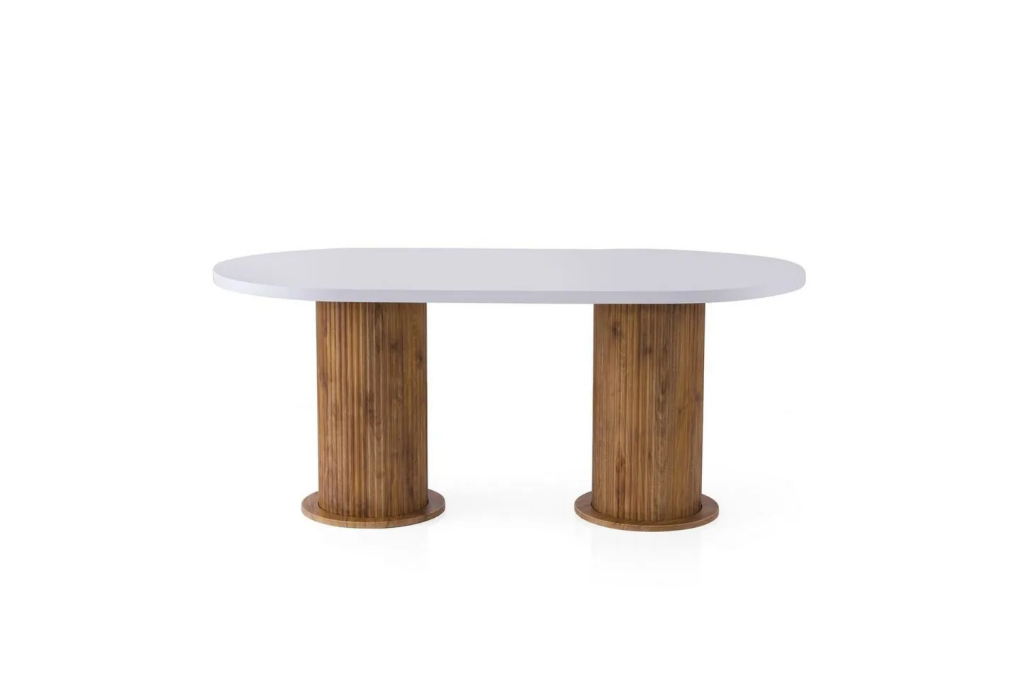 Babilas Matbord 180 cm Oval - Vit