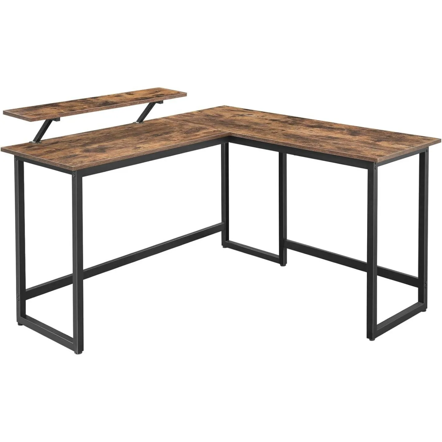 Schreibtisch VASAGLE Schwarz B 140 T 130 cm - Schreibtisch