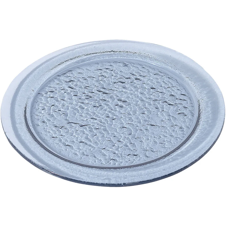 Teller flach Samira rauchgrau Glas D 27 cm 1 Stk
