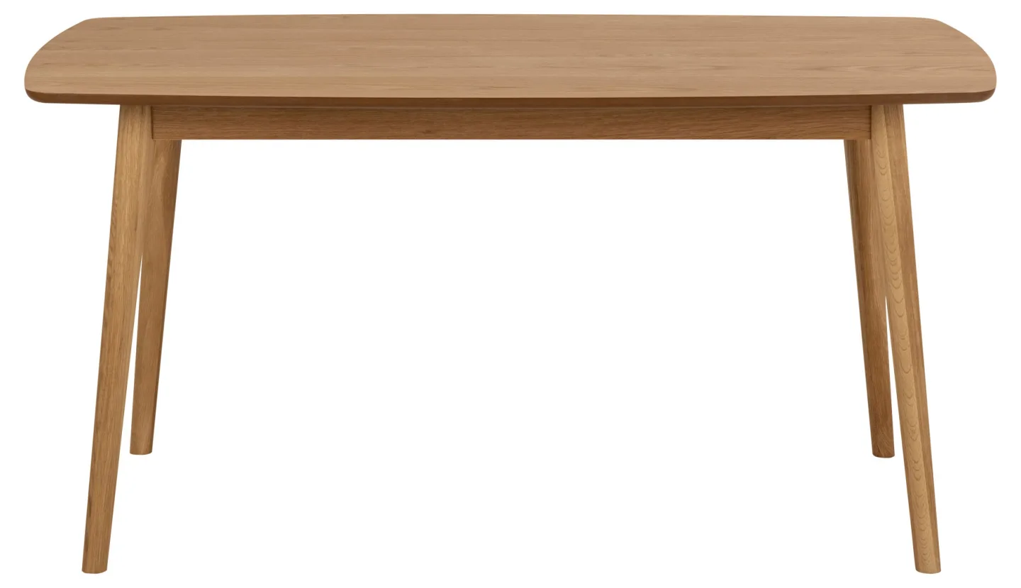 Naila Esszimmertisch 80 x 150 cm Eiche Dekor gelaugt.