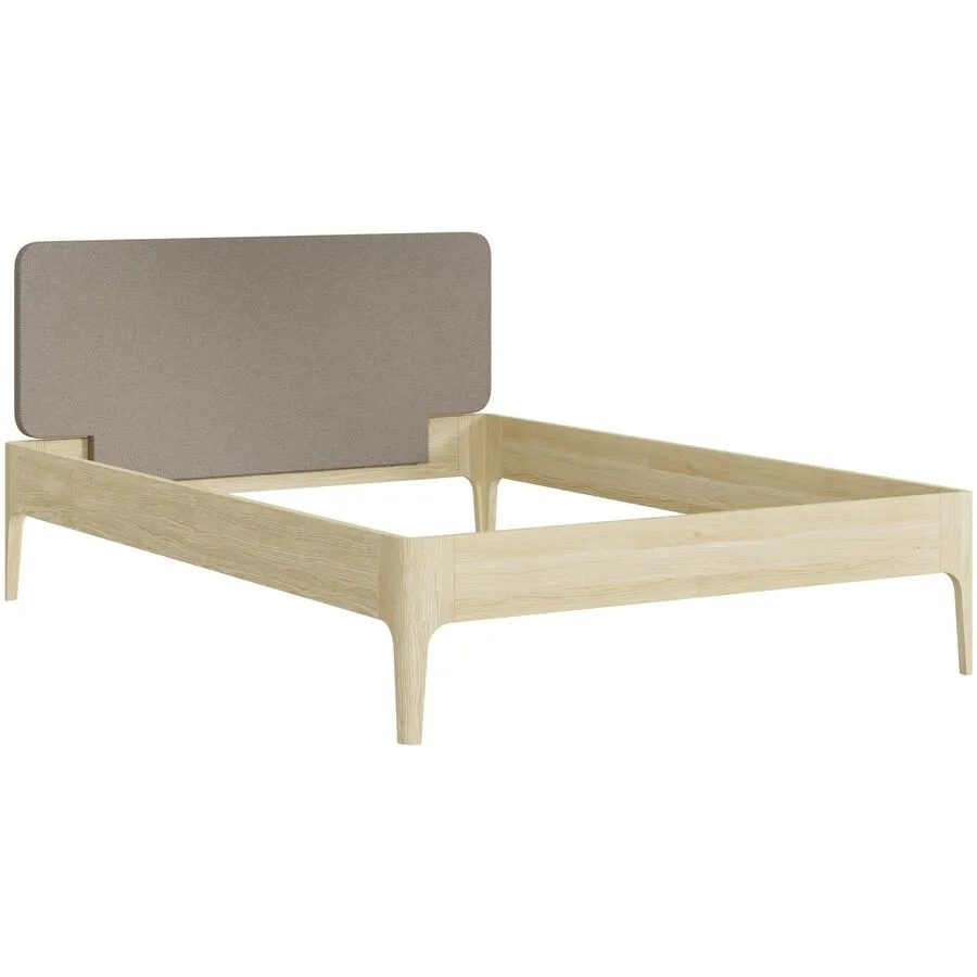 Bett Lund Asteiche Massivholz Massivholz 140 x 200 cm - Möbel Konfigurator: Traummöbel individuell zusammenstellen