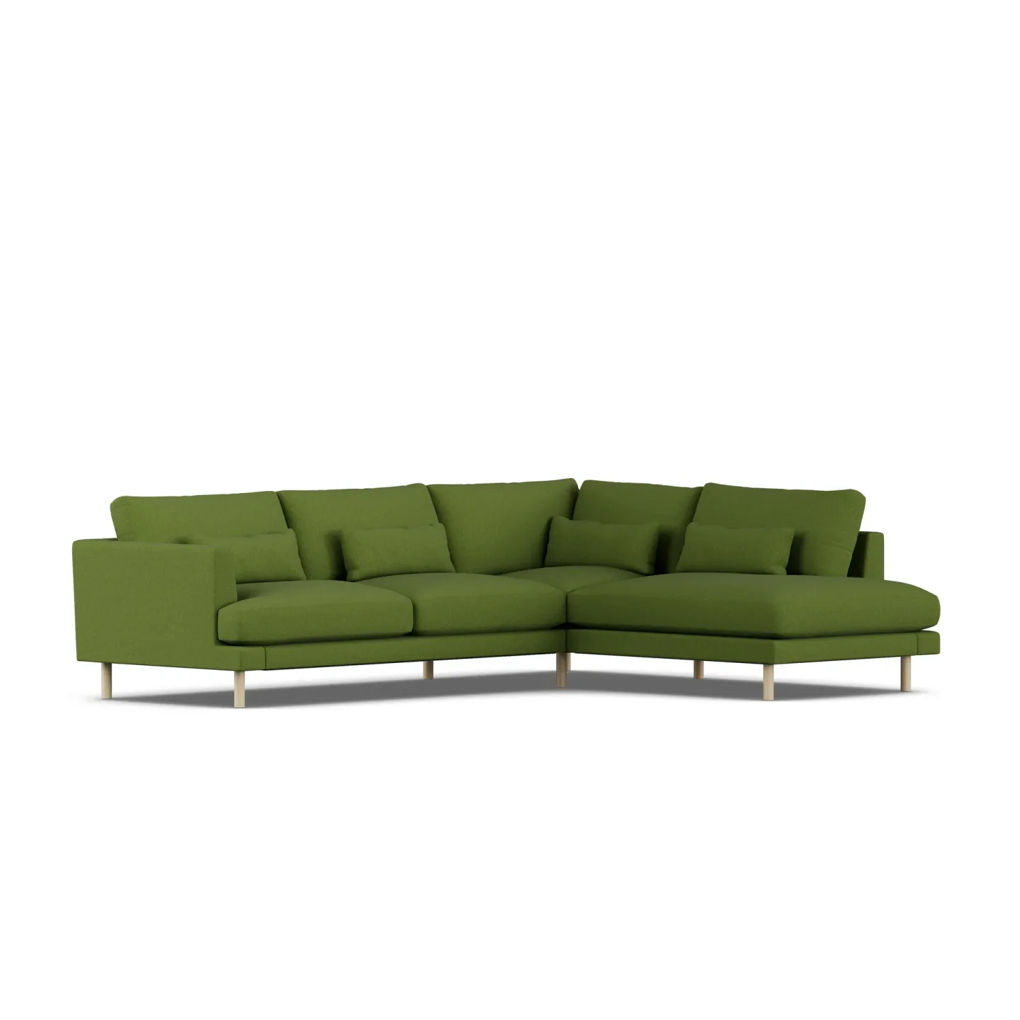 1898 Bredhult Sofa Luiza Green 3975-Eiche weiß geölt, 3-sitzig A1