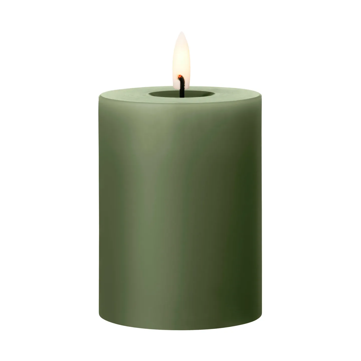 ester & erik ester & erik Blockkerze LED 70 Green Soil, 10cm