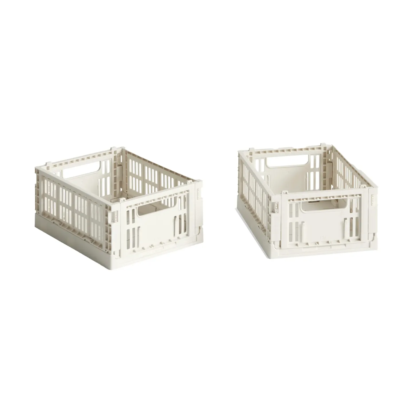 HAY HAY Colour Crate Mini 2er-Pack 13x17 cm Off white