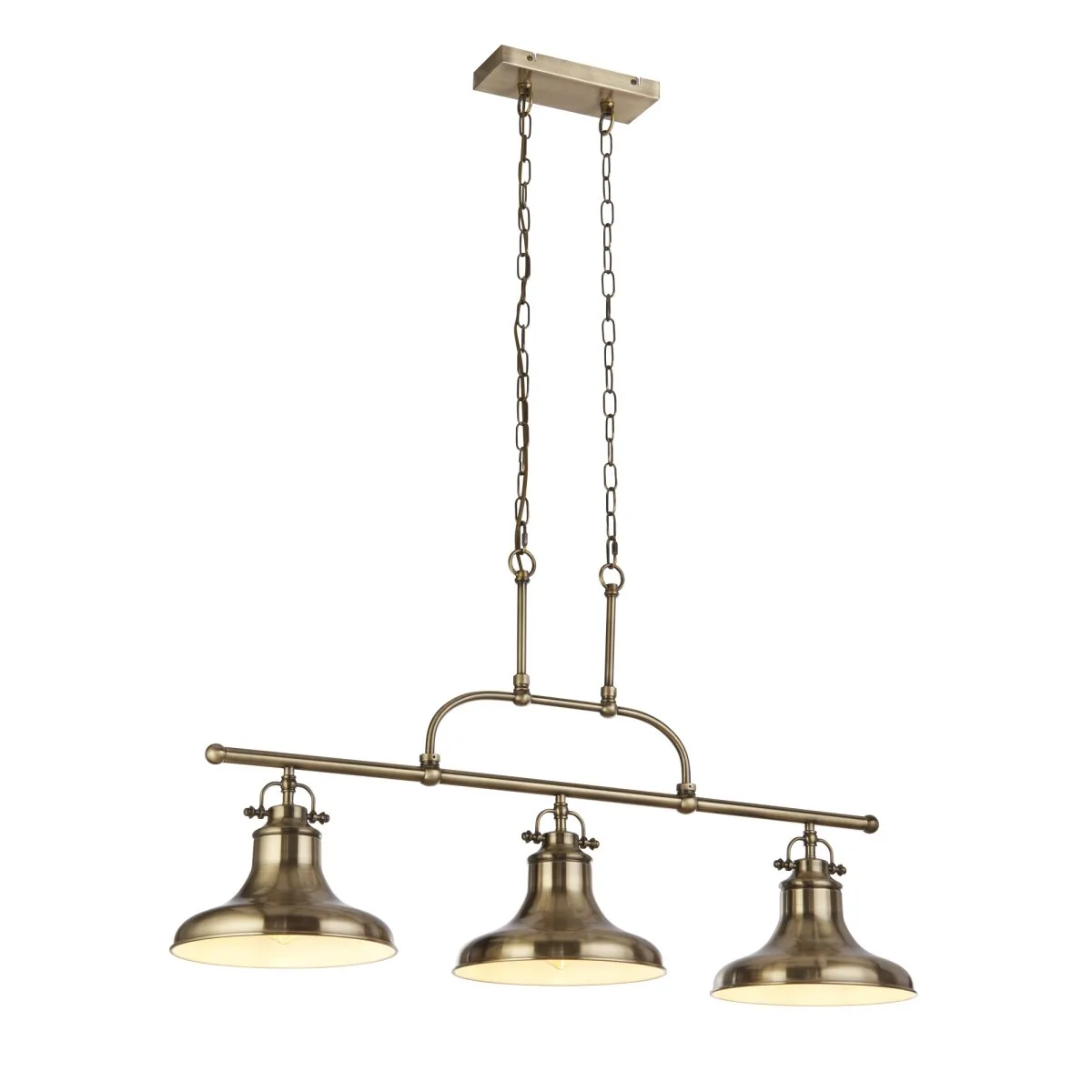 Searchlight - Dallas 96cm - Taklampa - Antikmässing