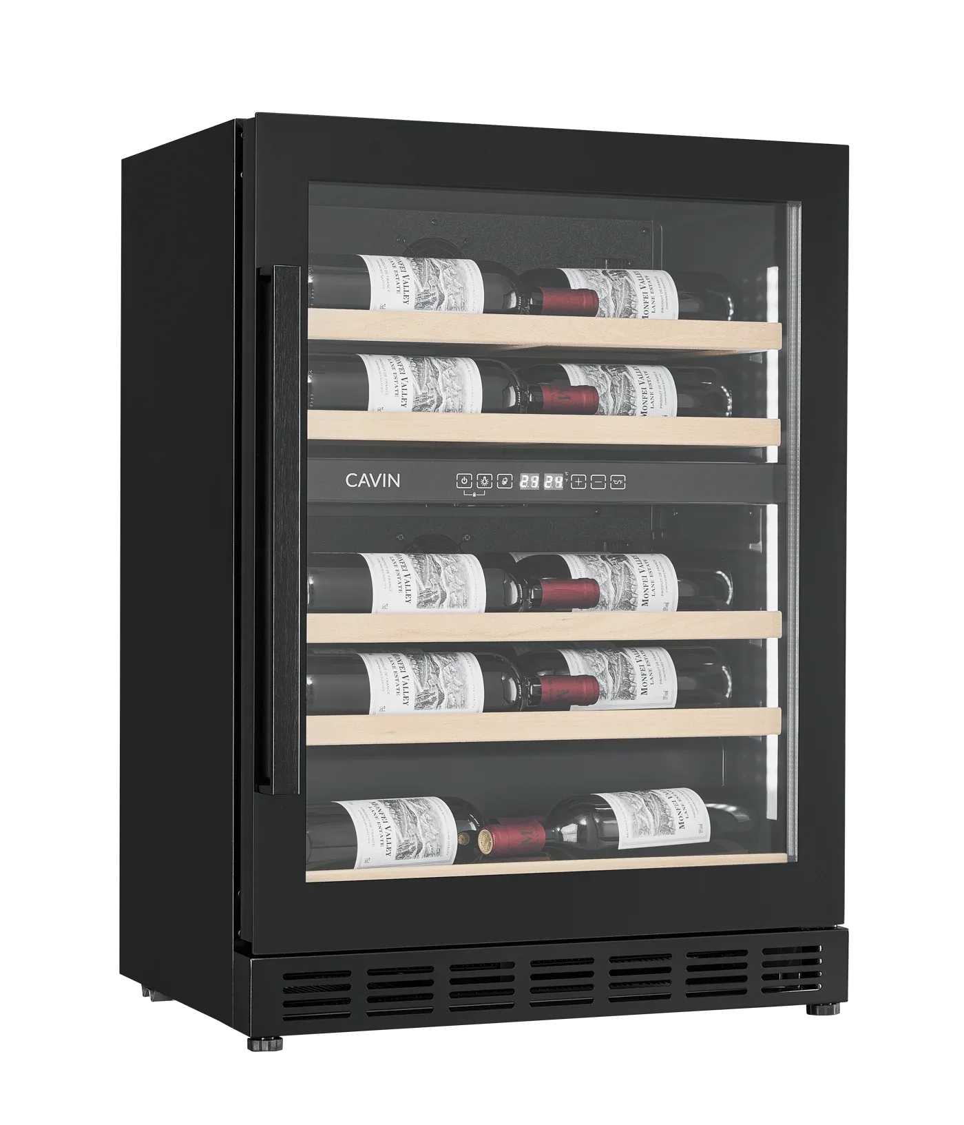 Unterbau-Weinkühlschrank - Arctic Collection 60D Shallow - Fullglass Black
