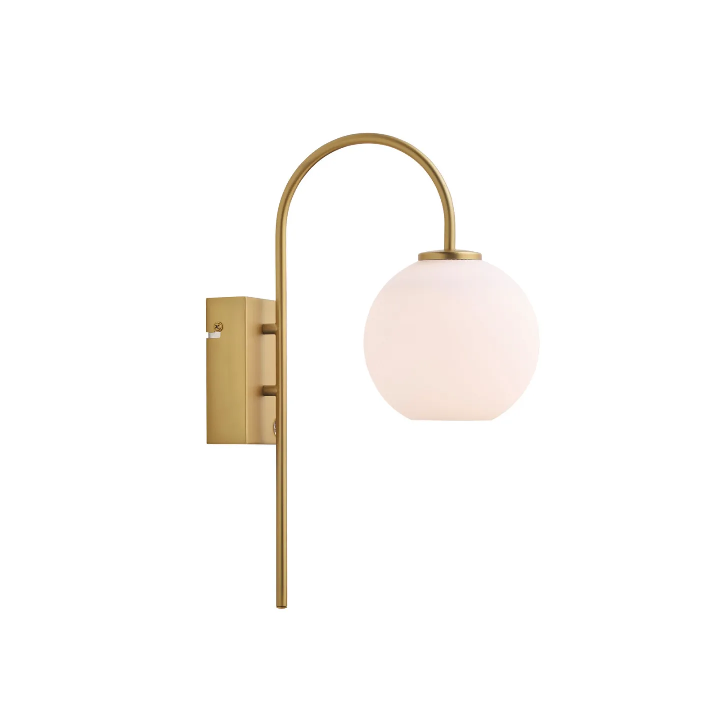 Ballon Vägglampa Mässing - Herstal - Vardagsrum - Modern - Glas - Med en ljuskälla