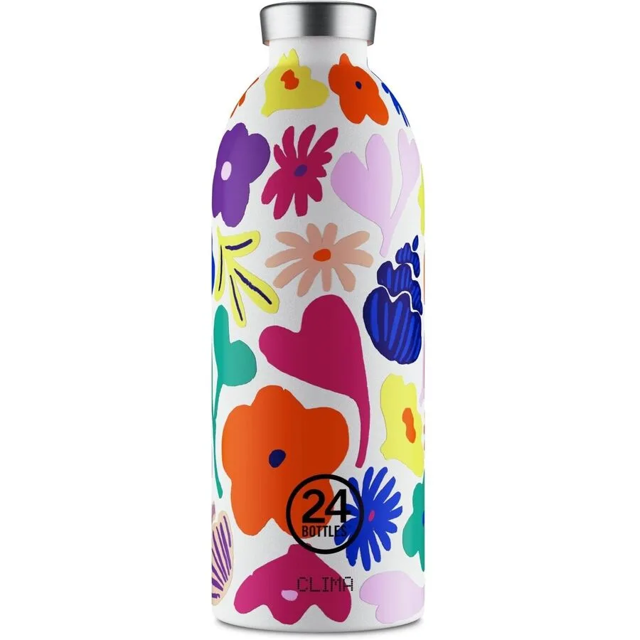 Thermosflasche 24 Bottles Acqua Fiorita Schraubverschluss H 25 cm 850 ml