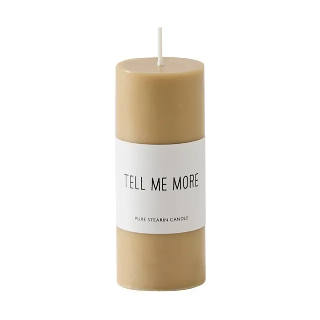 Tell Me More Luna Stearinkerze Honey, S Ø4x10 cm