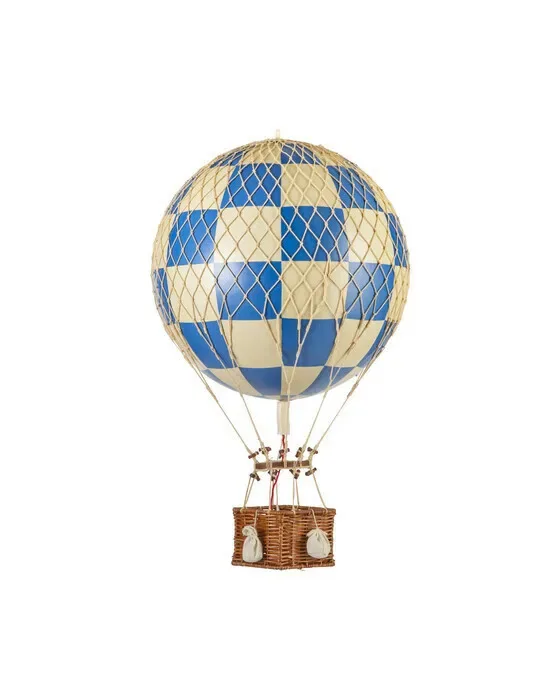 Royal Aero luftballon check blue