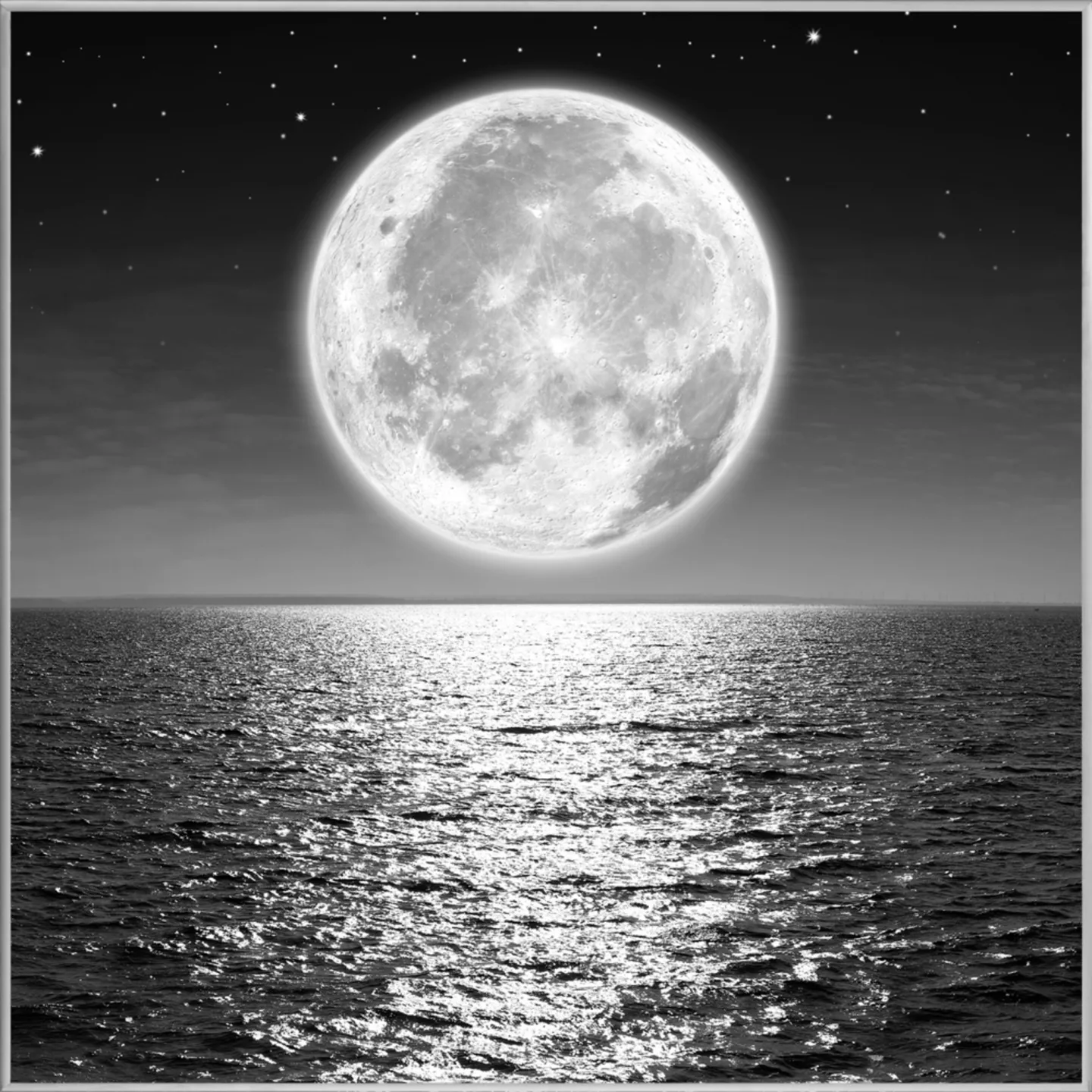 image LAND Bild mit Rahmen Vollmond | Schubiger Möbel