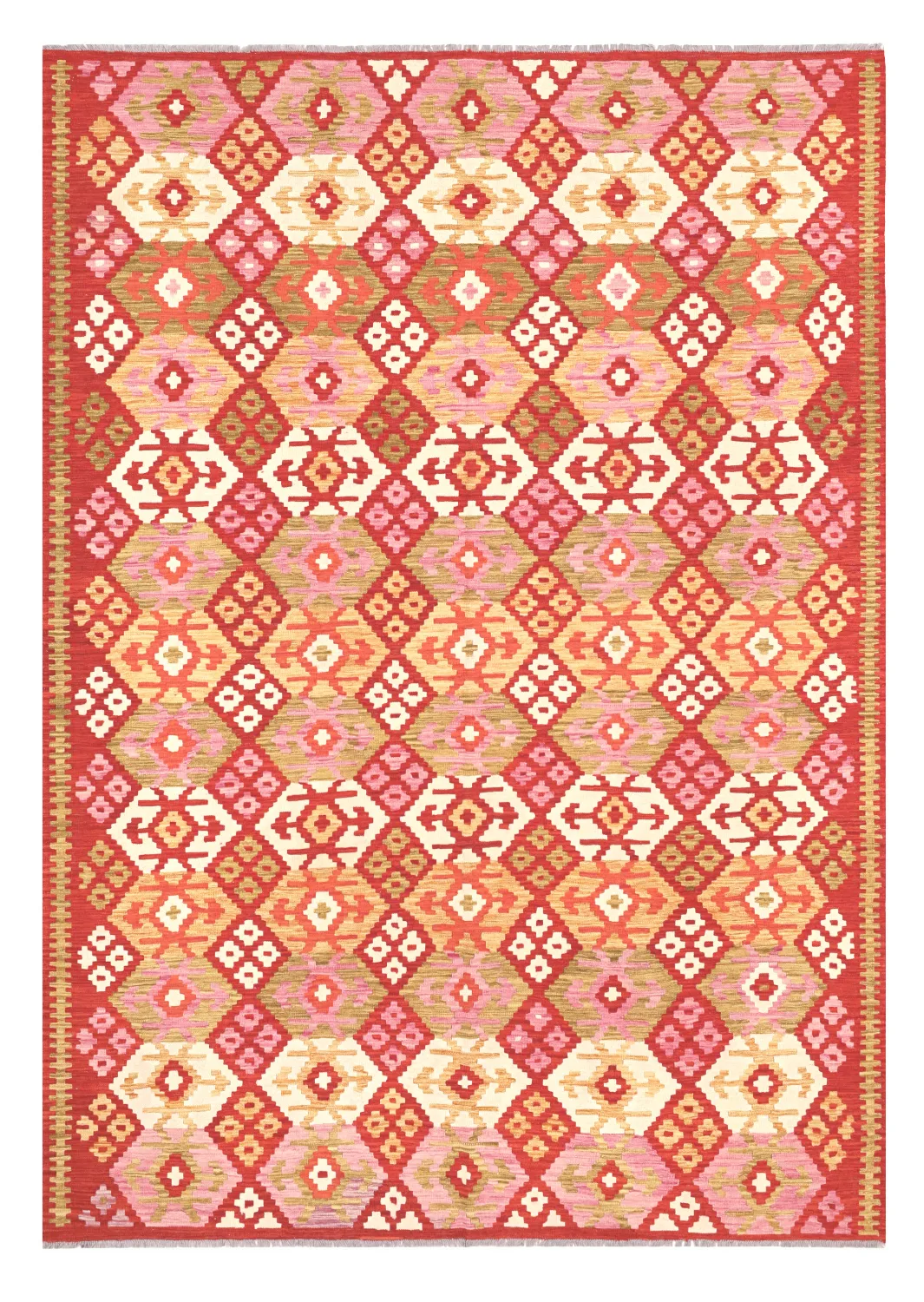 Orientalsk Teppe - Vegi Kelim Hand Woven - 207 x 294 cm (Størrelse: 207 x 294 cm)