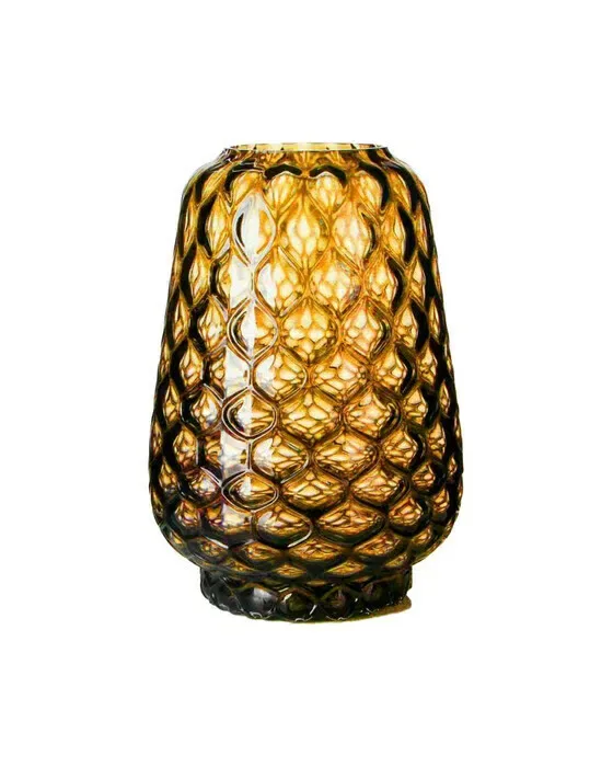 Mercer glasvase amber