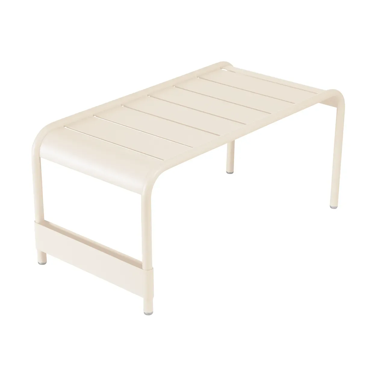 Fermob Luxembourg bord/bänk låg 86x44 cm Latte beige (beige)