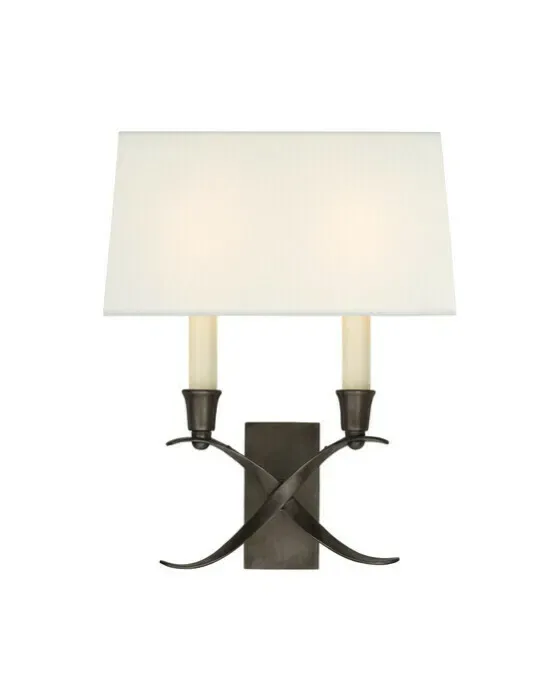 Cross Bouillotte Sconce Bronze S