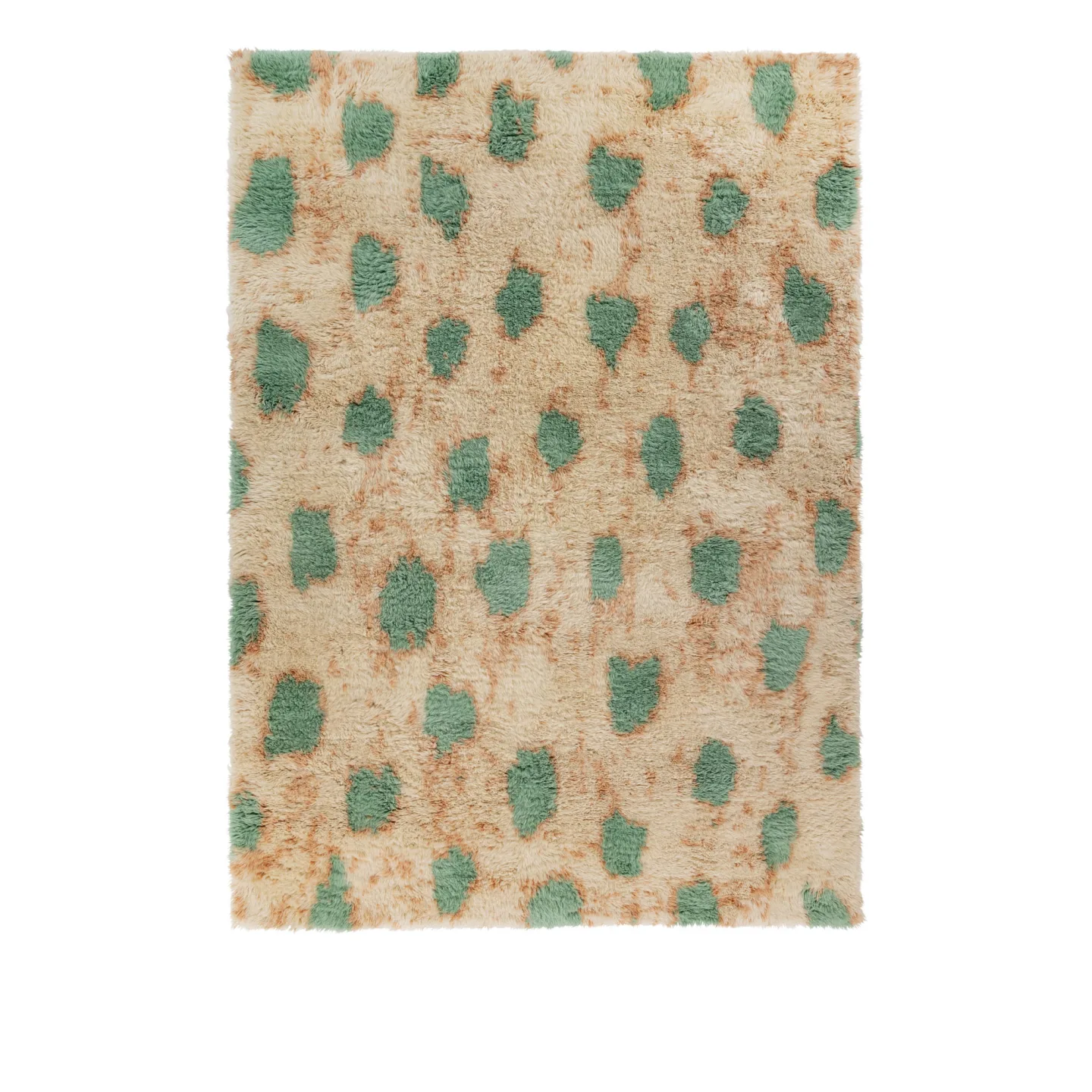 HEM - Monster Rug - Turquoise/Peach - Ullmattor - Siri Carlén - Grön,Beige - Ull
