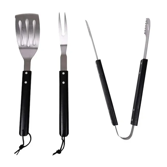 Sagaform Fredde BBQ Grillset 3 Teile Schwarz