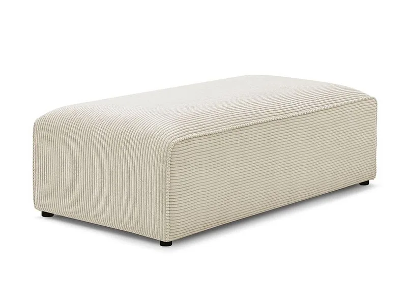 Hocker BOBOCHIC MEGEVE 70x140x45cm cord-stoff beige