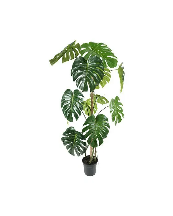 Monstera kunstig plante grøn