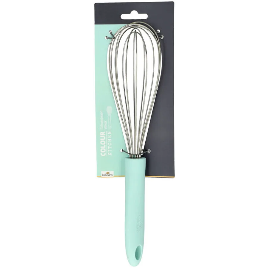 Birkmann Schneebesen Bake sea green Edelstahl/Polypropylen B 9.5 cm