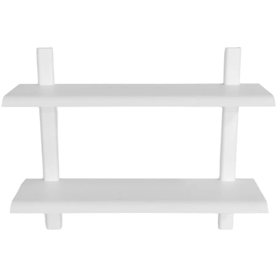 Spinder Design Wandregal Manta Weiss Stahl 60 cm 48.2 cm