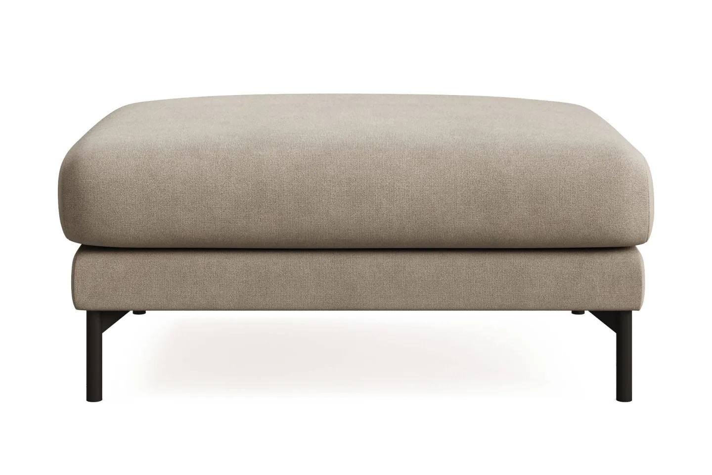 Menard Premium Fotpall i Tyg - Brun