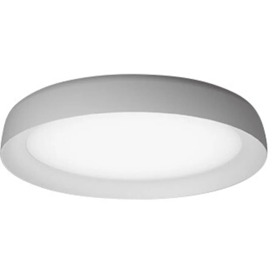 URBAN Deckenlampe EG Alumimium weiss 39cm - Material: Aluminium - LED - Lichtfarbe: Warmweiss - LED Energiesparlampen
