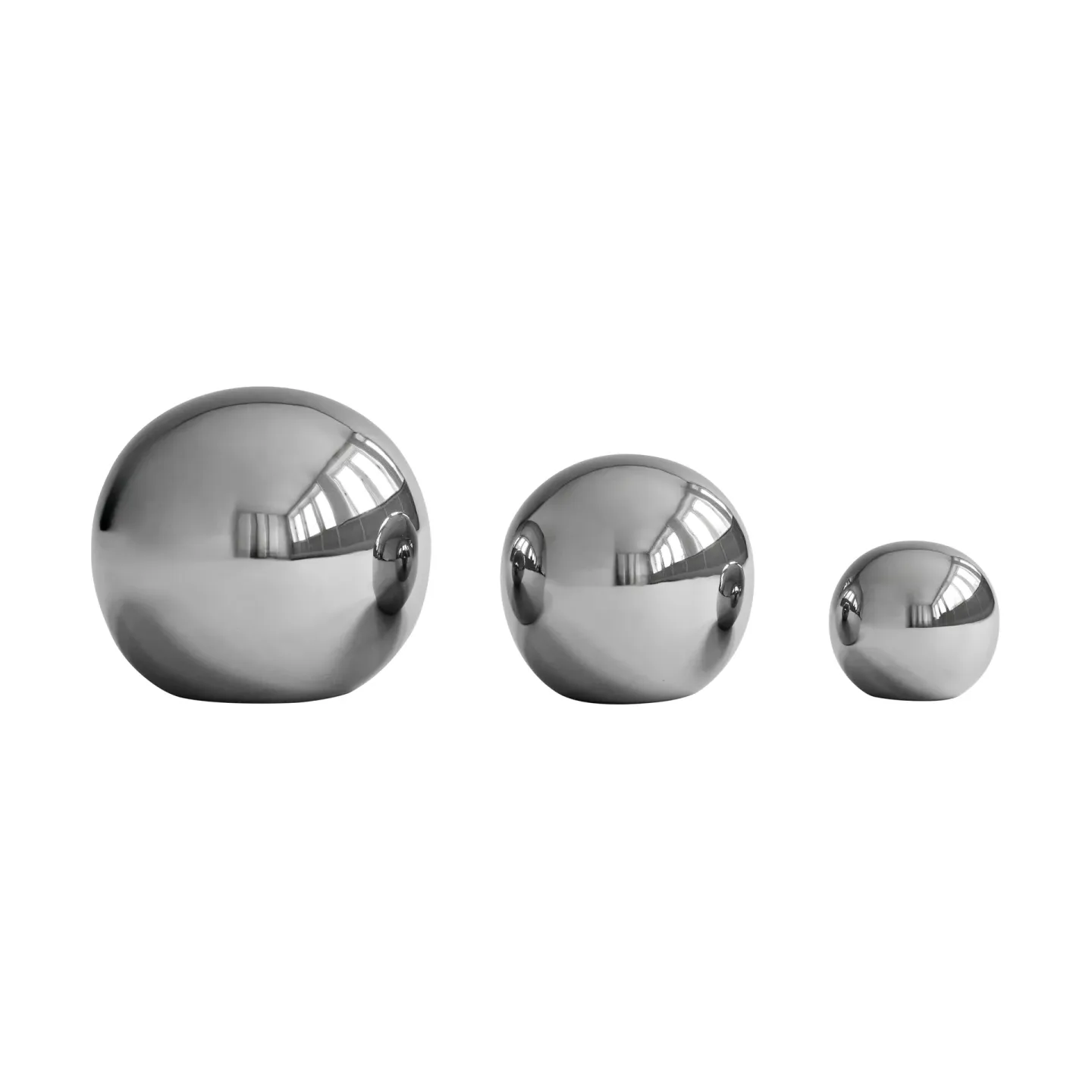 101 Copenhagen Gallery Balls Dekoration 3-teilig Chrome