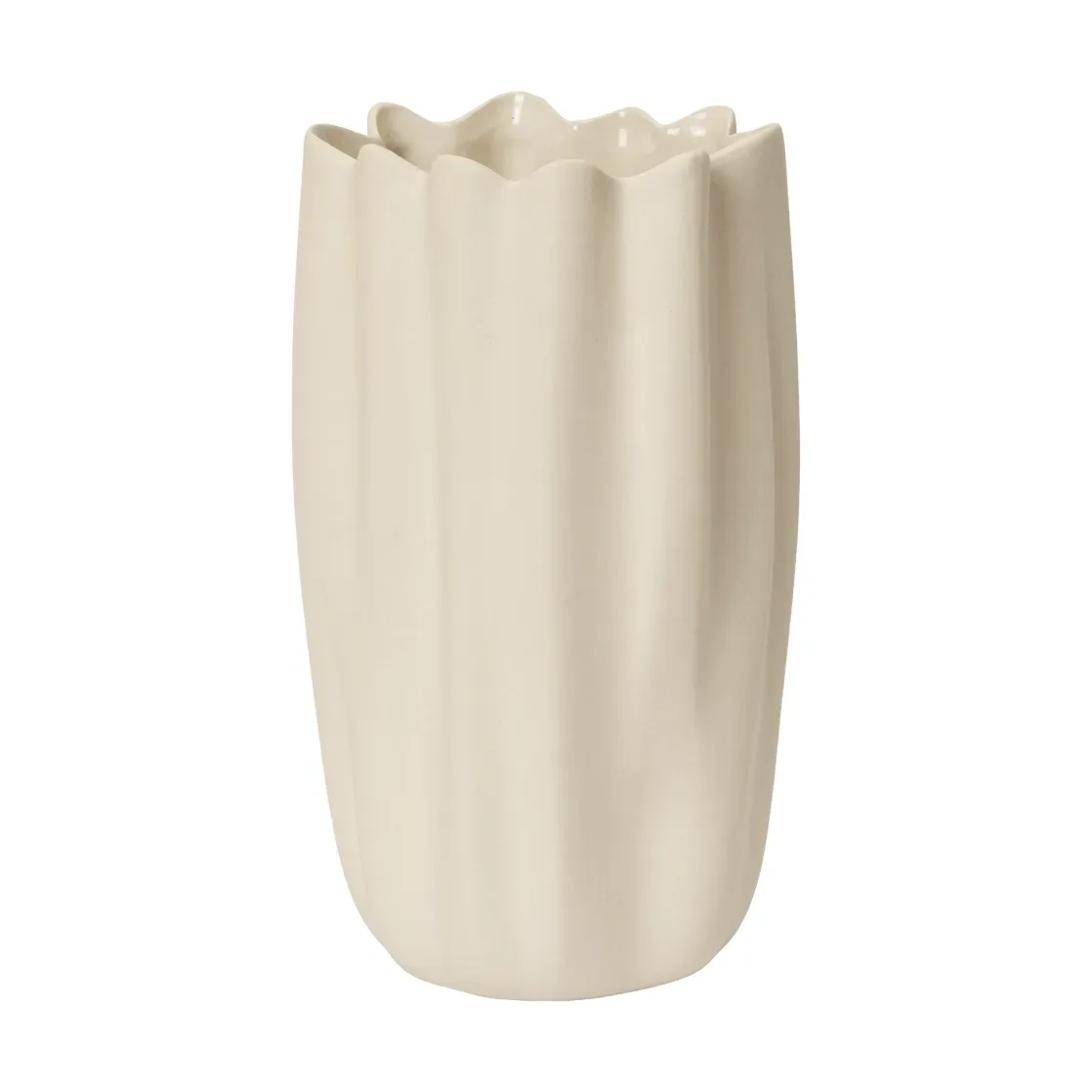 Ferm Living Nium Vase Off-white, 23 cm