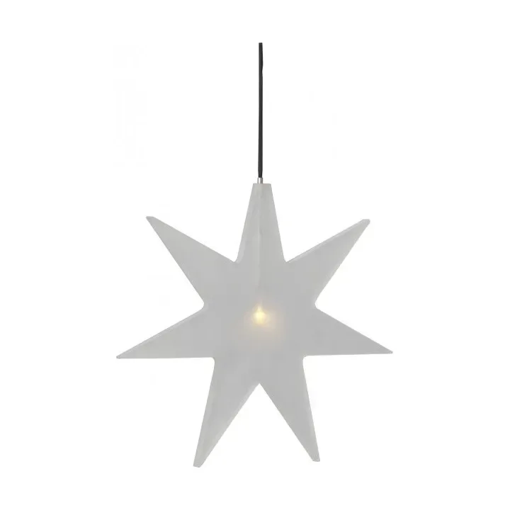 Star Trading Karla julstjärna 33 cm Vit