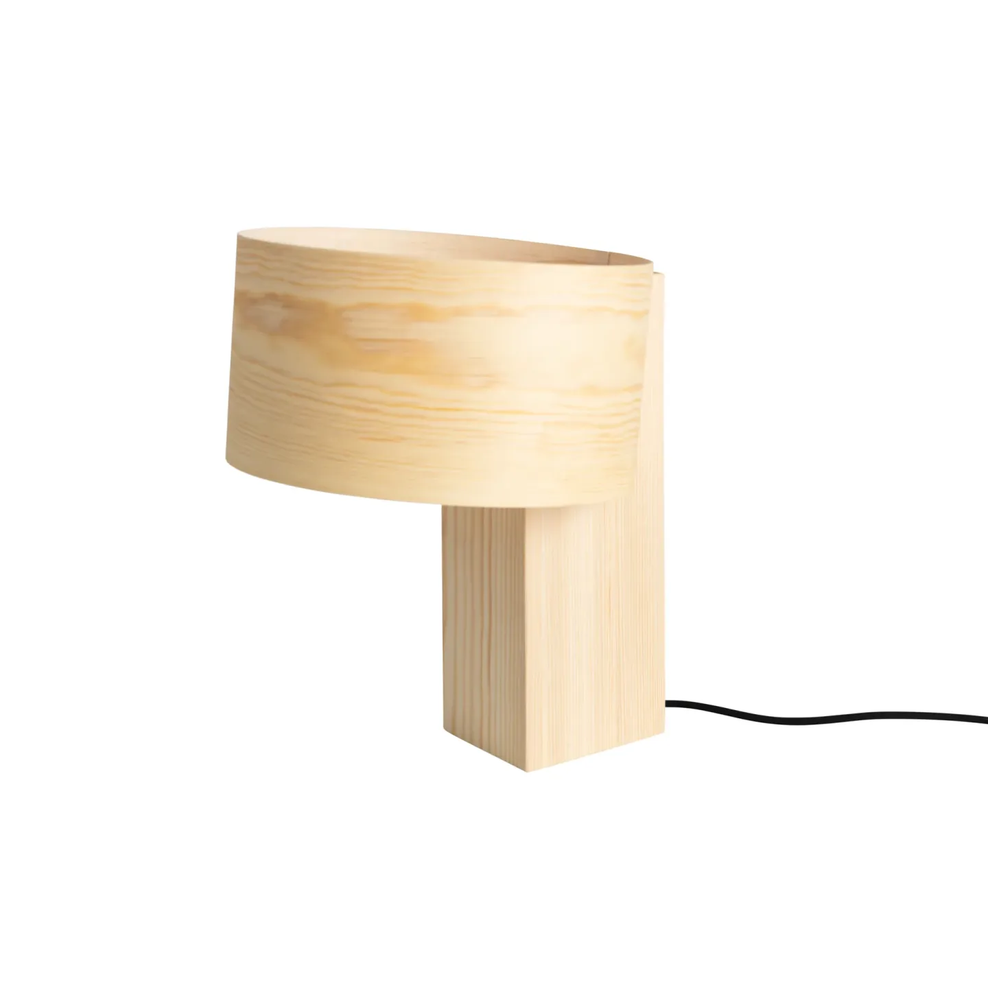 Vaarnii 018 Hoop Table Lamp bordslampa Matt oljevaxad furu, 34 cm