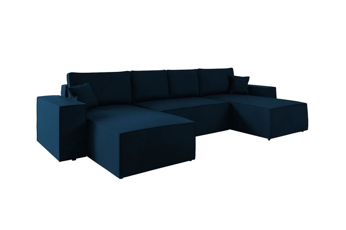 Knocklong 4-sits Hörnbäddsoffa - Blå