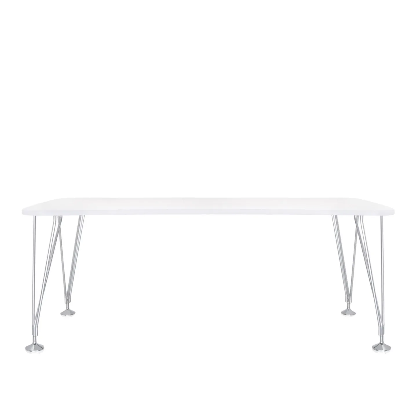 Kartell - Max Table 4517 190x90, White - Matbord - Ferruccio Laviani - Vit - Laminat/Metall
