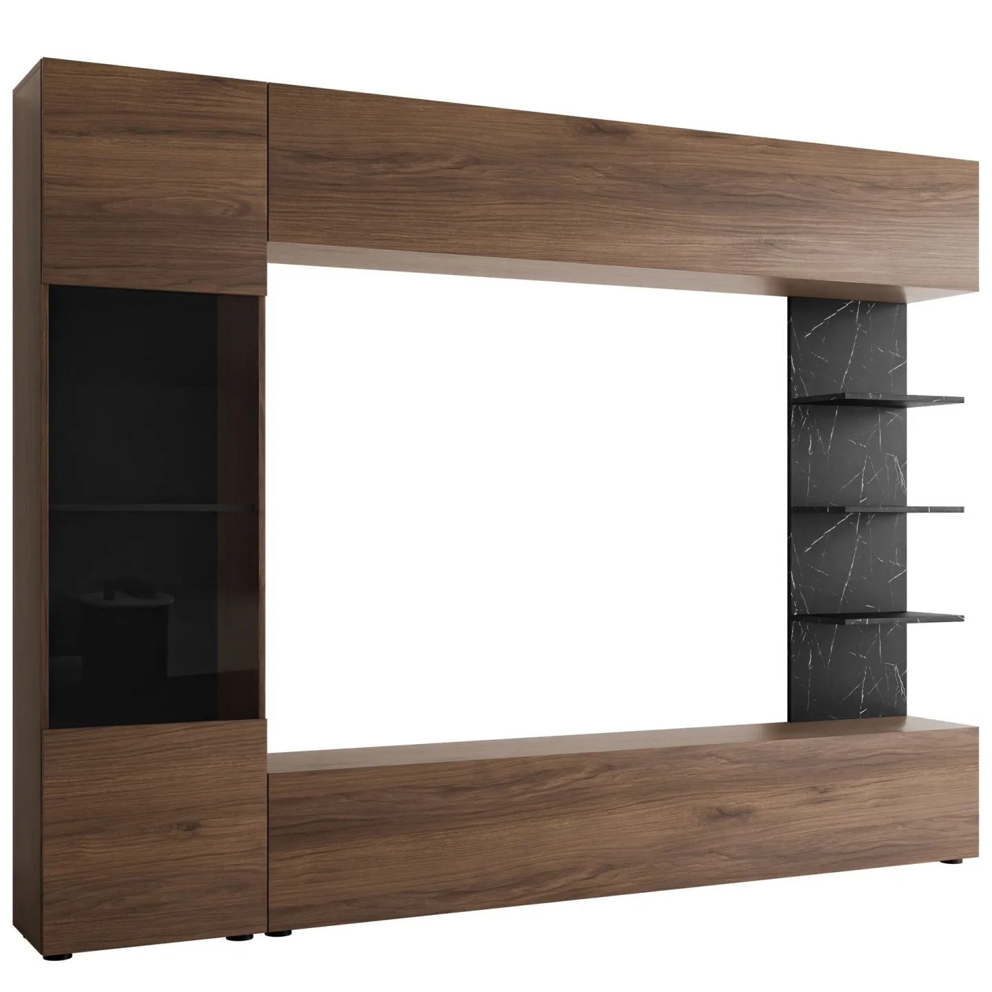 Bunda Tv väggenhet 250 cm - brun