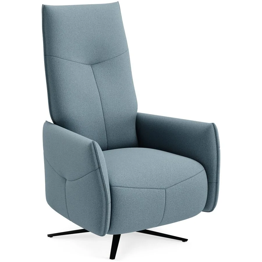 Relaxsessel Jura graublau Stoff T 158 B 73 H 112 cm - Möbel Konfigurator: Traummöbel individuell zusammenstellen