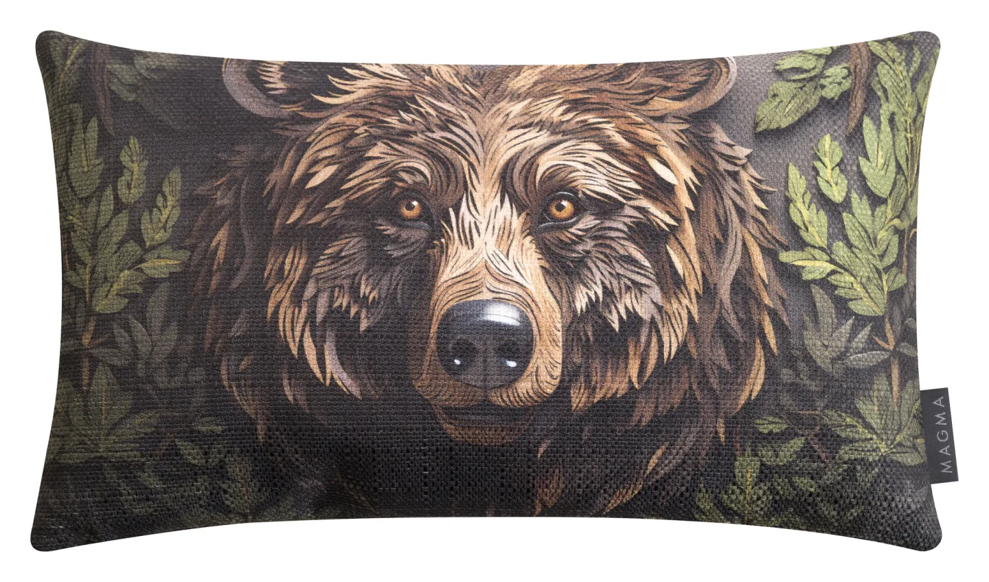 Magma Kissenhülle Foresta, Bär 50x30 cm | Schubiger Möbel