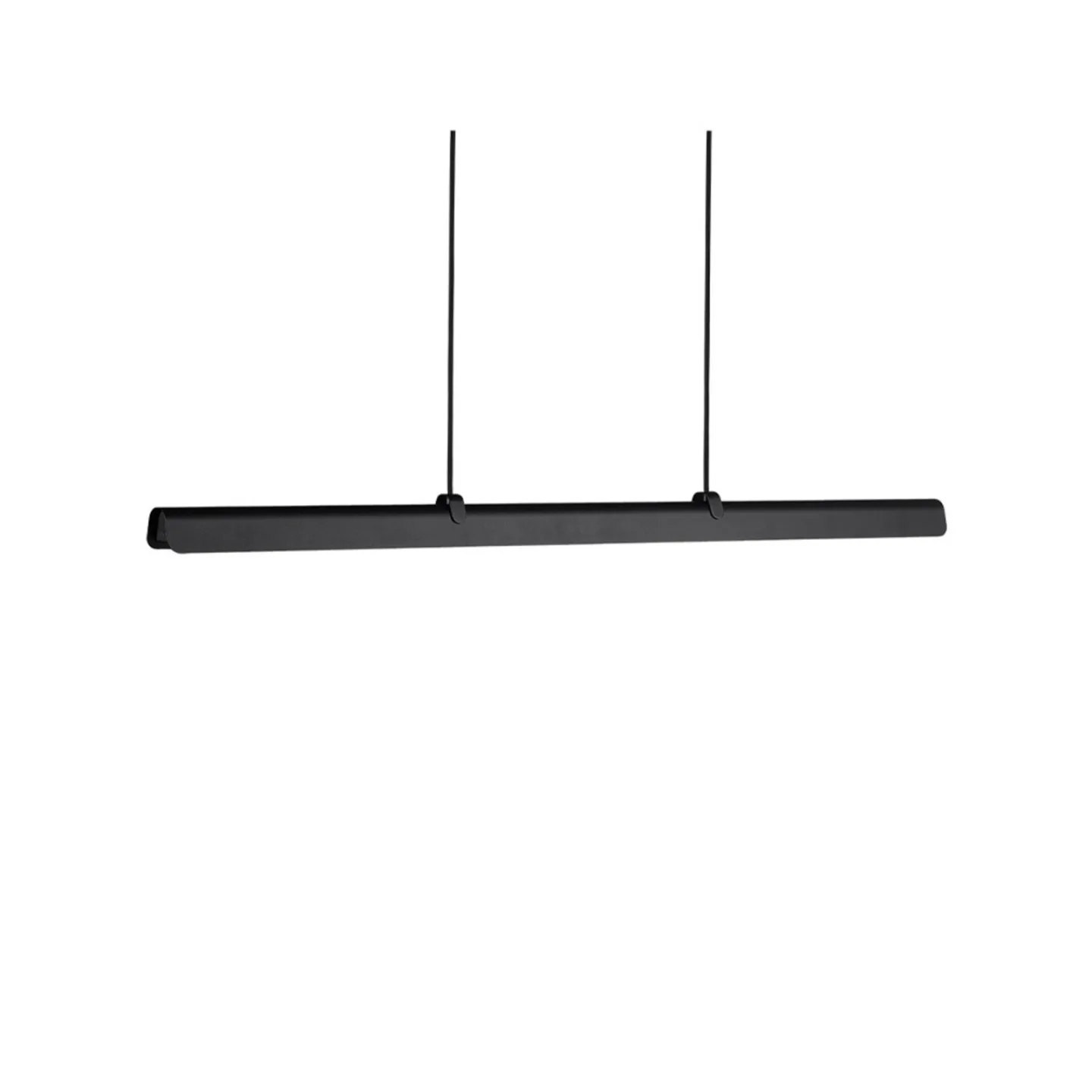 Fold Linear G2 LED Pendelleuchte L118 Schwarz - Belid - Wohnzimmer