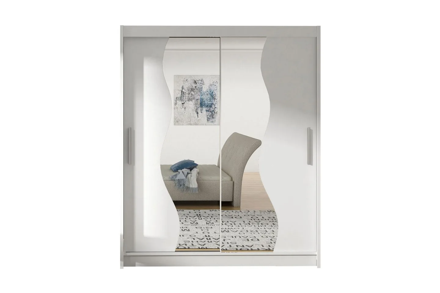 West Garderob 150x58x200 cm - Vit