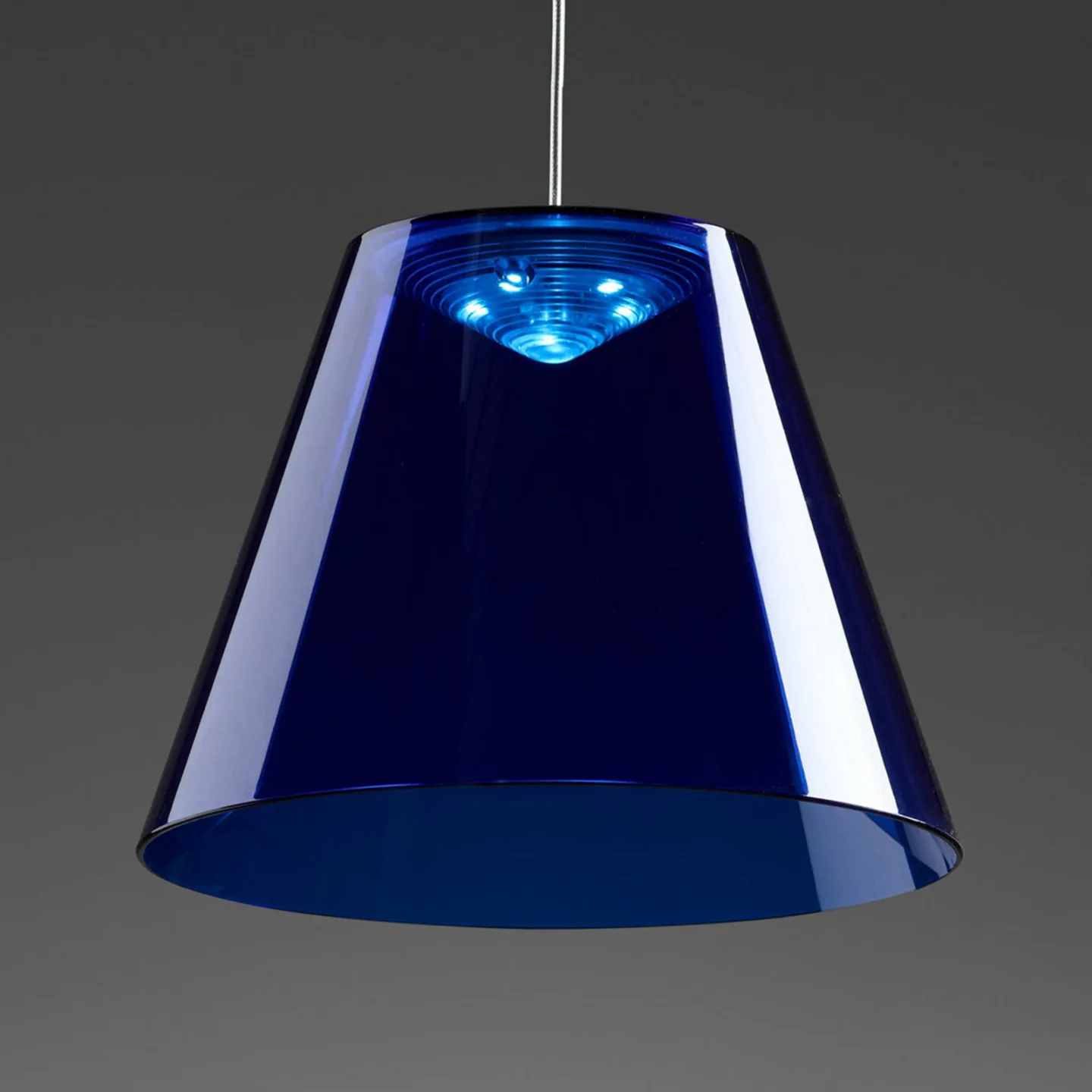 Dina Pendelleuchte Blau - Rotaliana - Wohnzimmer - Design - Kunststoff - Einflammig