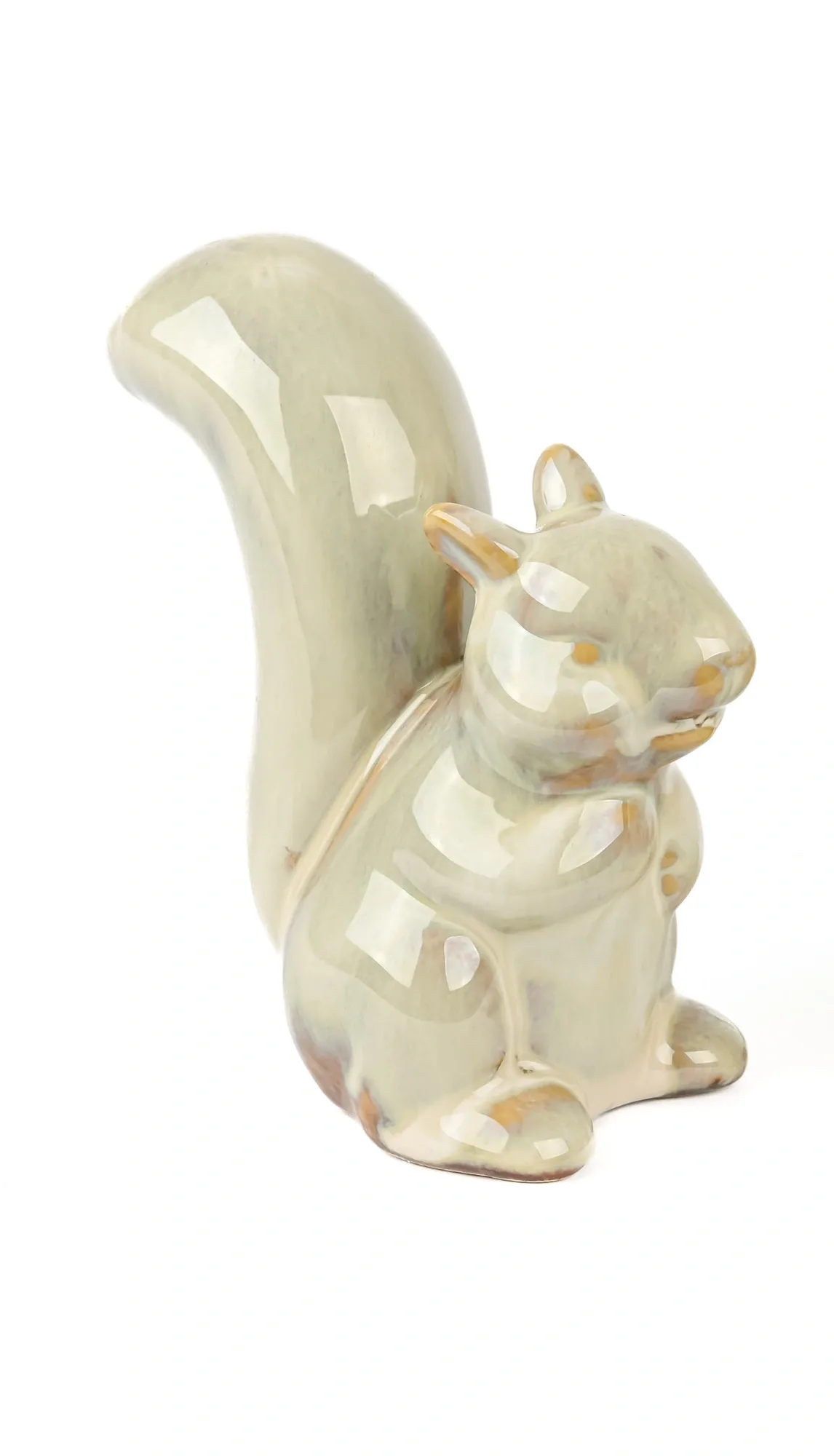 Decofinder Figur Eichhörnchen Chip, Keramik, Creme | Schubiger Möbel