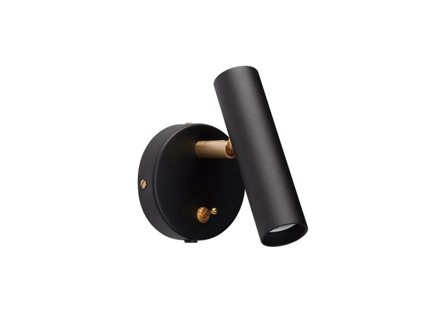Slender Wandleuchte Black/Brass - Belid - Wohnzimmer - Metall