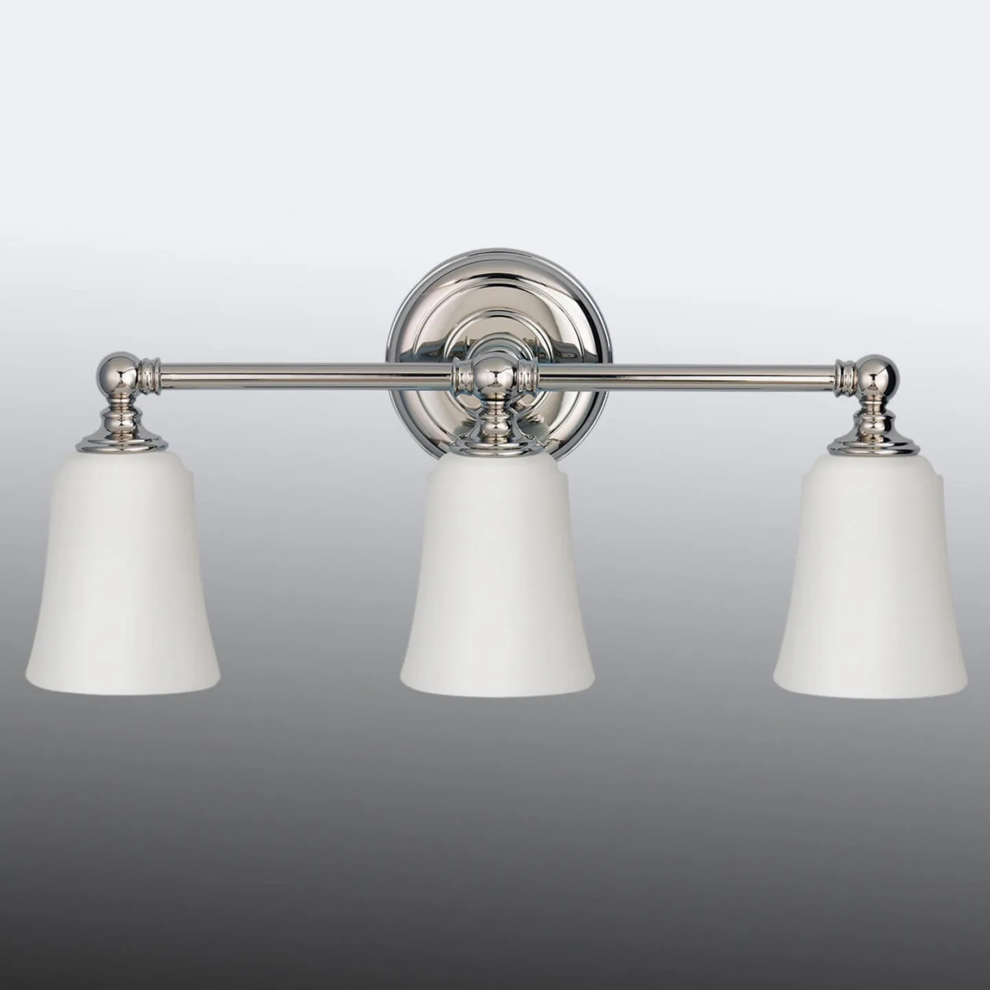 Huguenot Lake Wandlampe chrom Breite 53 cm 3-flg. IP44 - FEISS - Badezimmer - Modern - Glas - Einflammig
