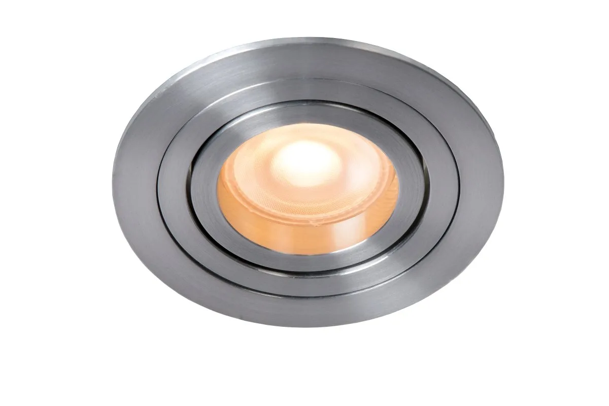 Lucide - Tube spotlight GU10 - Infälld spotlight - Krom